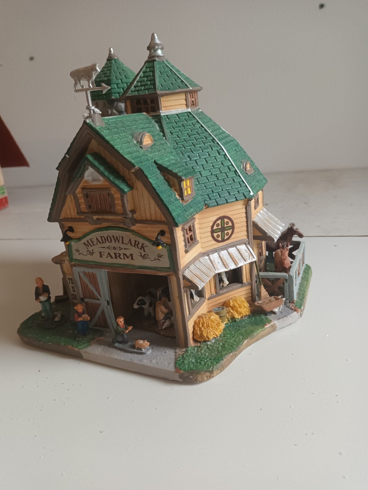 Kerstdorp  Boerderij items, Diversen, Ophalen, Zo goed als nieuw