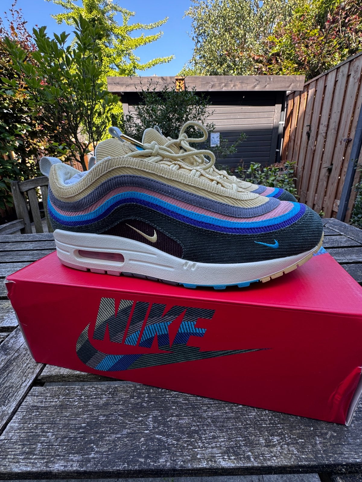 Nike Air max 1/97 Sean Wotherspoon | 43, Overige kleuren, Ophalen of Verzenden, Sneakers of Gympen, Zo goed als nieuw