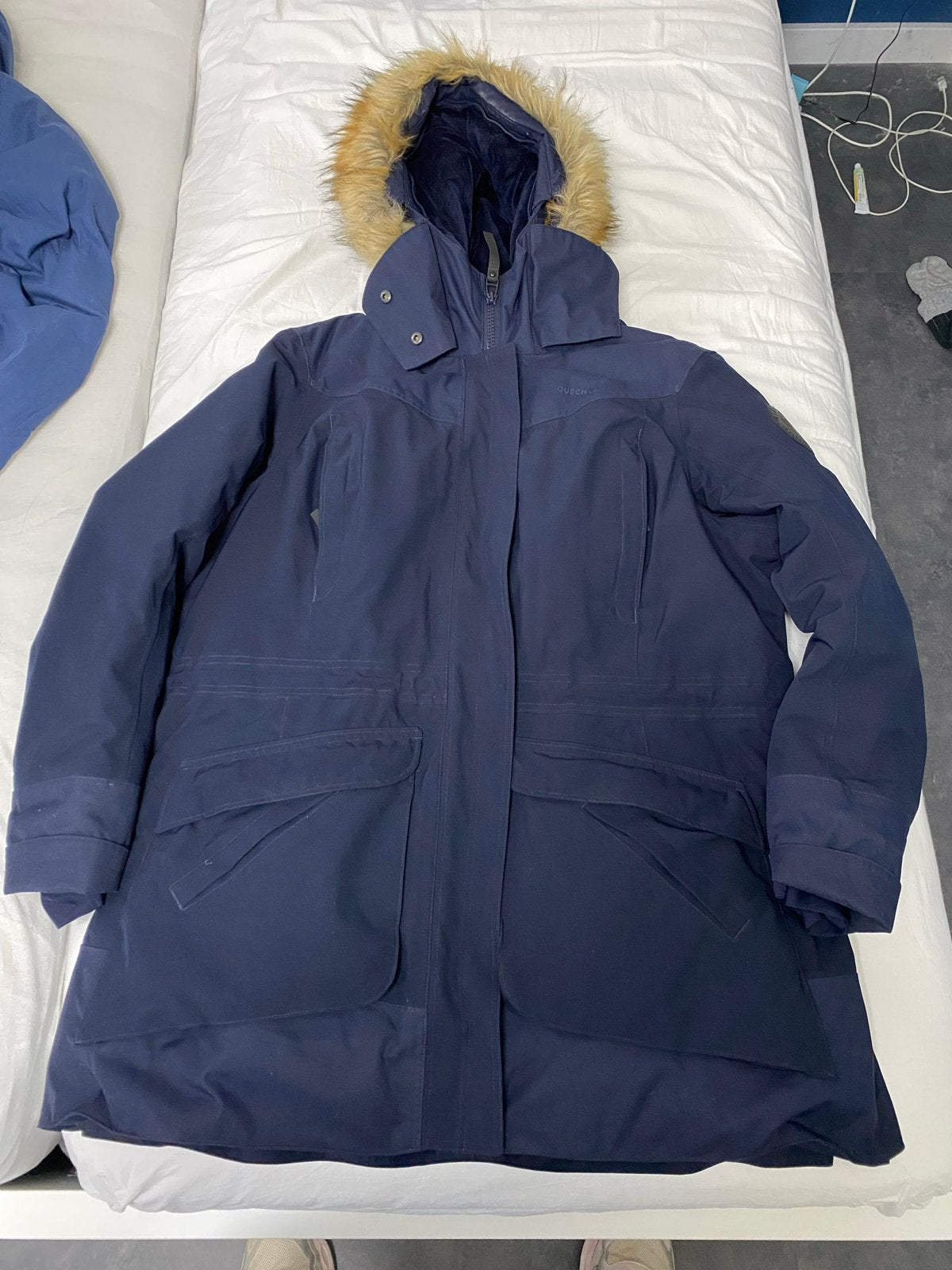 Quechua Winter Trails Winterjas - Maat 2XL, Kleding | Dames, Jassen | Winter, Ophalen of Verzenden, Gedragen, Maat 46/48 (XL) of groter