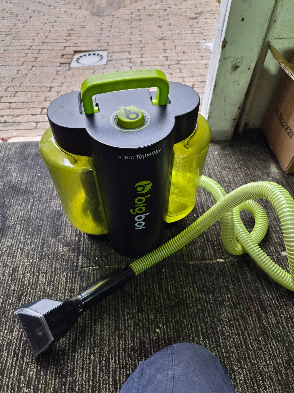 Bigboi XtractR Mini+ Bekleding Reiniger, Inclusief accessoires, Overige merken, Gebruikt, Ophalen of Verzenden