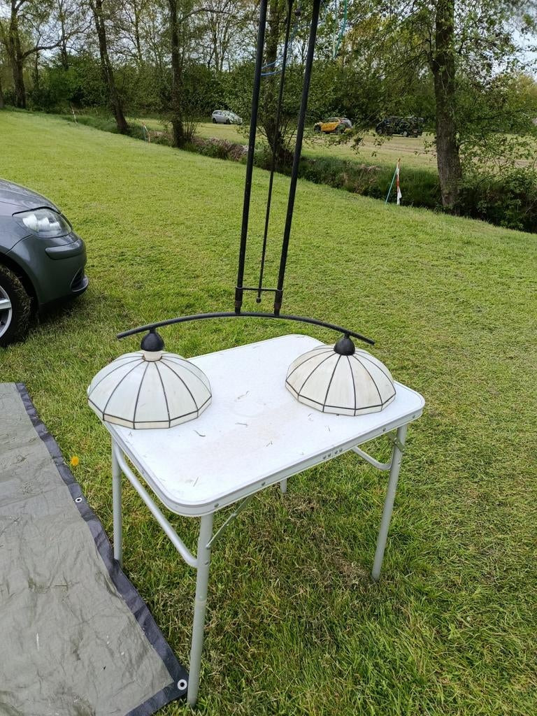 Tiffany lamp bieden, Caravans en Kamperen, Ophalen of Verzenden, Campingstoel