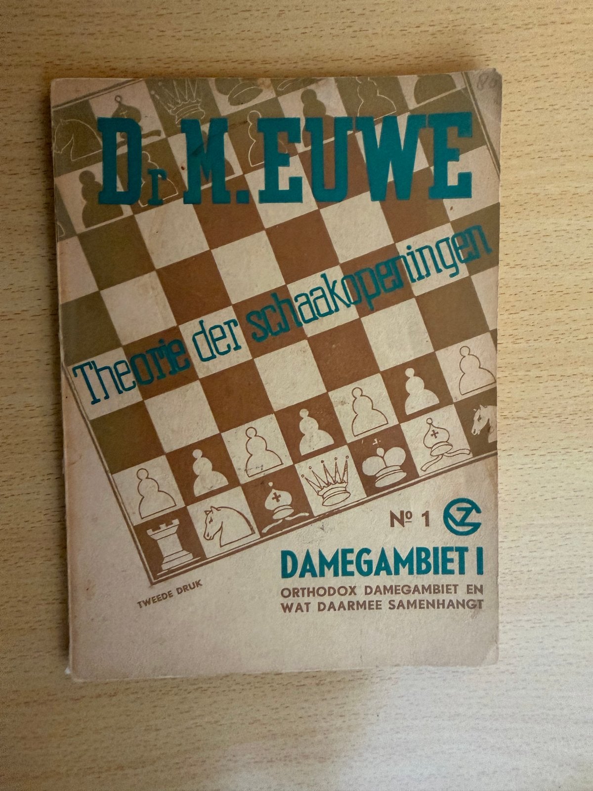Diverse schaakboeken Dr. Max Euwe, jaren '30-'40, Ophalen of Verzenden, Gelezen, Nederland
