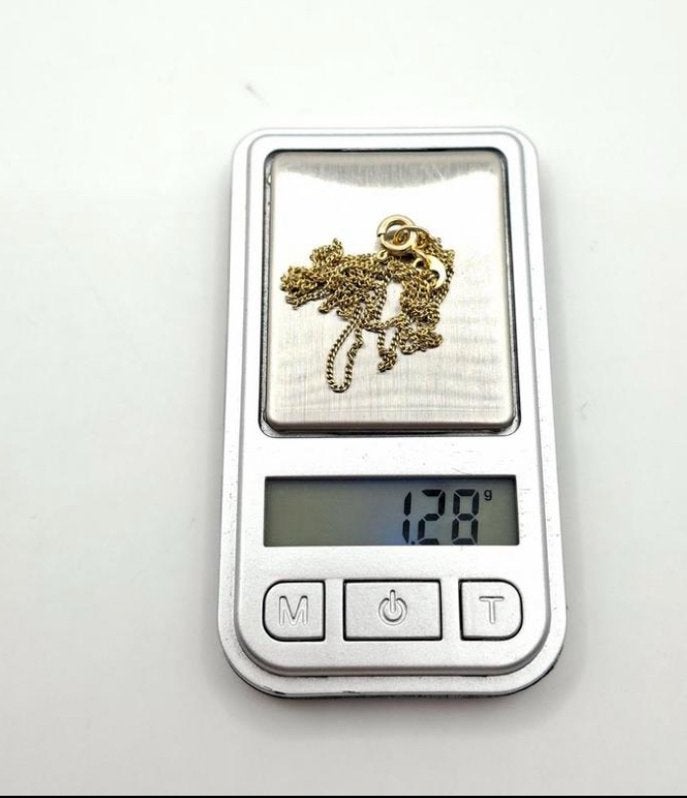 Dunne Gouden Ketting 14 Karaat, Sieraden, Tassen en Uiterlijk, Kettingen, Ophalen of Verzenden, Zo goed als nieuw, Goud