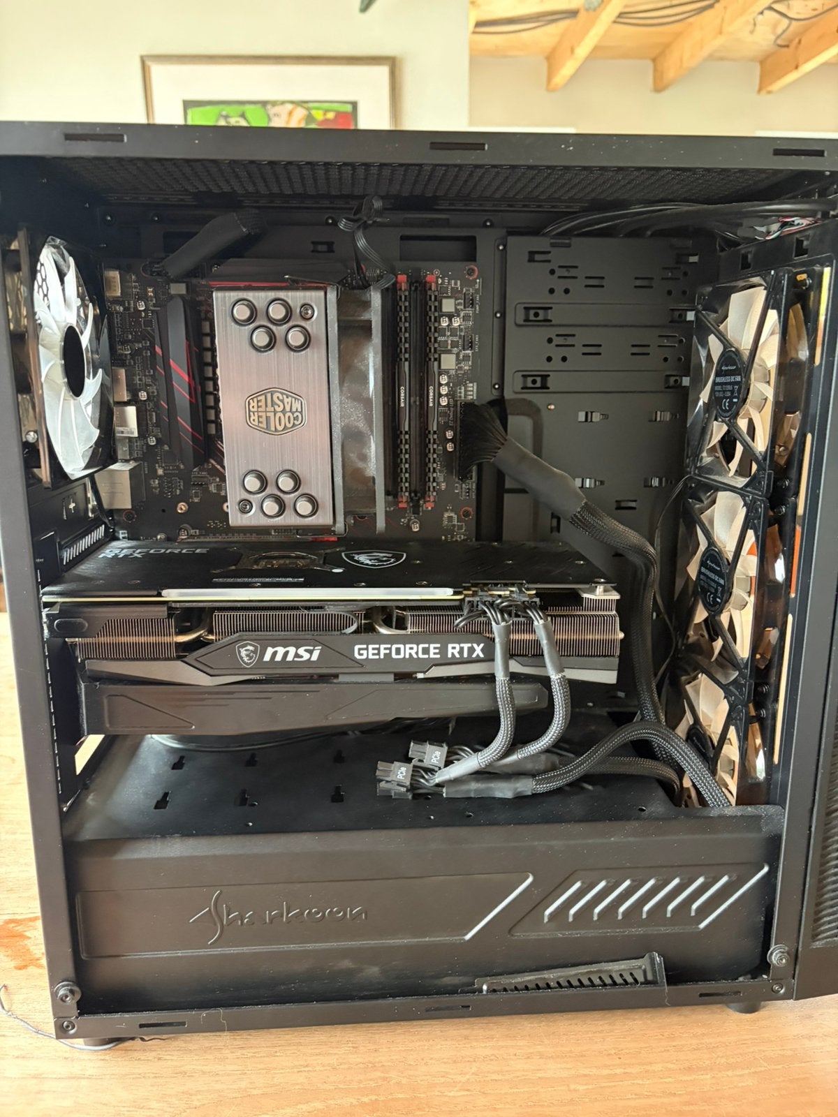 Gaming Pc RTX 3060 TI Gaming Trio Ryzen 7 2700x, Ophalen, Zo goed als nieuw, Gaming, SSD