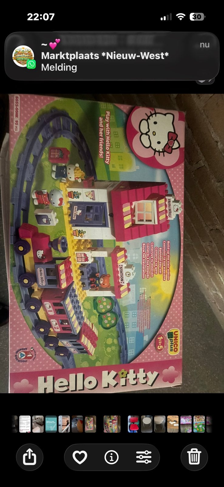 Trein lego, Euro, Ophalen of Verzenden, Zo goed als nieuw
