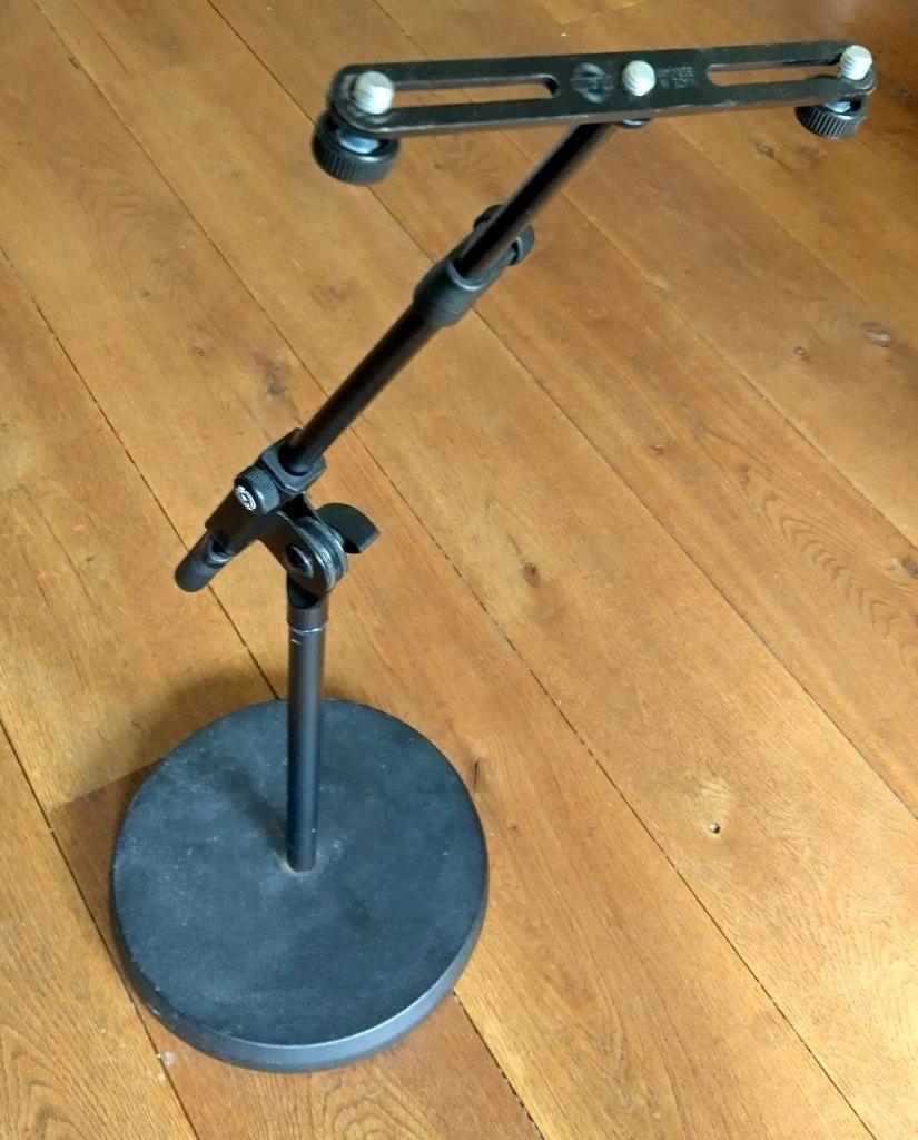 Microfoonstatief voor stereo / percussie Konig & Meyer K&M, Ophalen, Zo goed als nieuw, Microfoon
