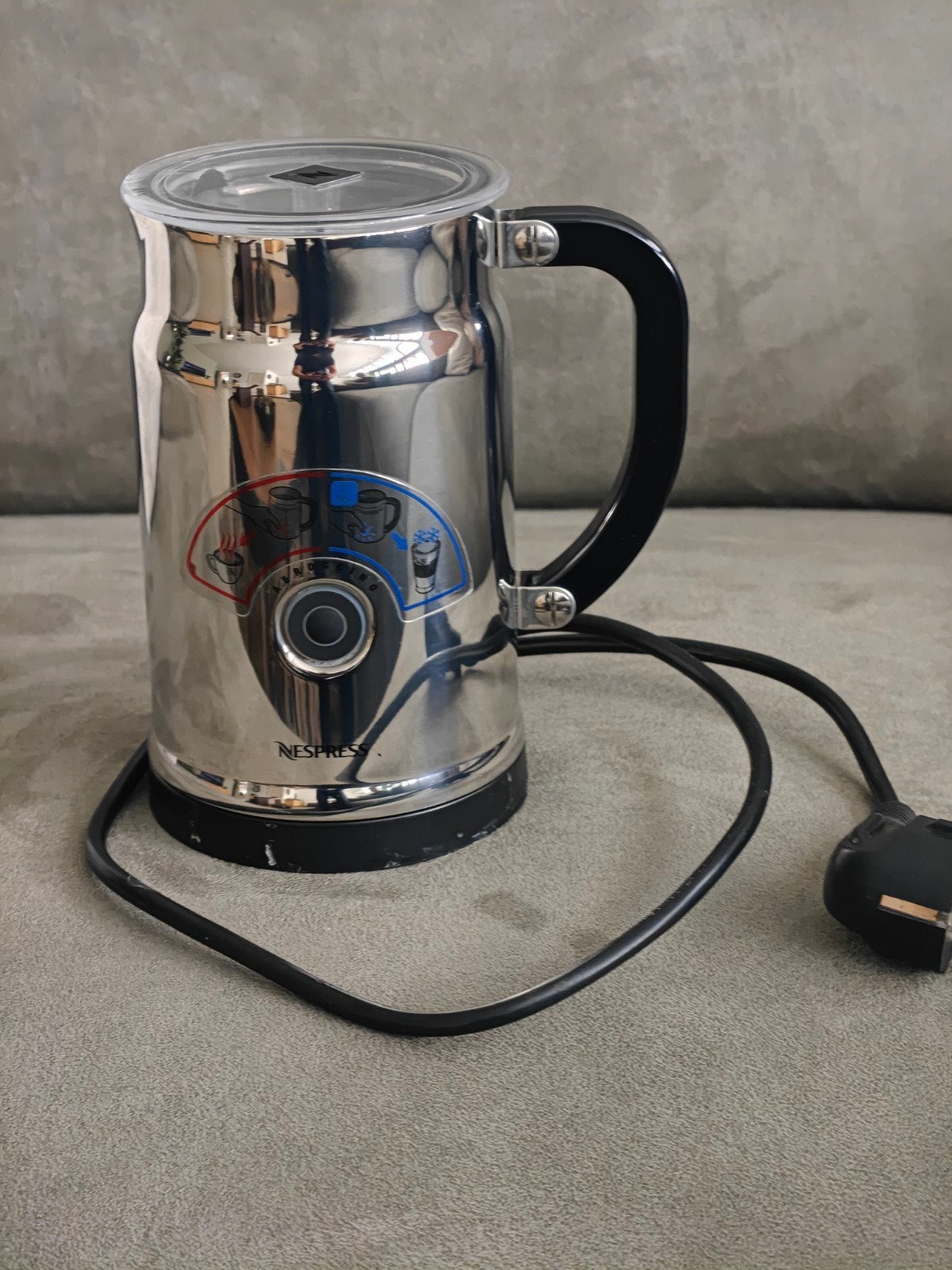 Nespresso Aeroccino RVS Melkopschuimer - Zo goed als nieuw, Ophalen of Verzenden, Zo goed als nieuw