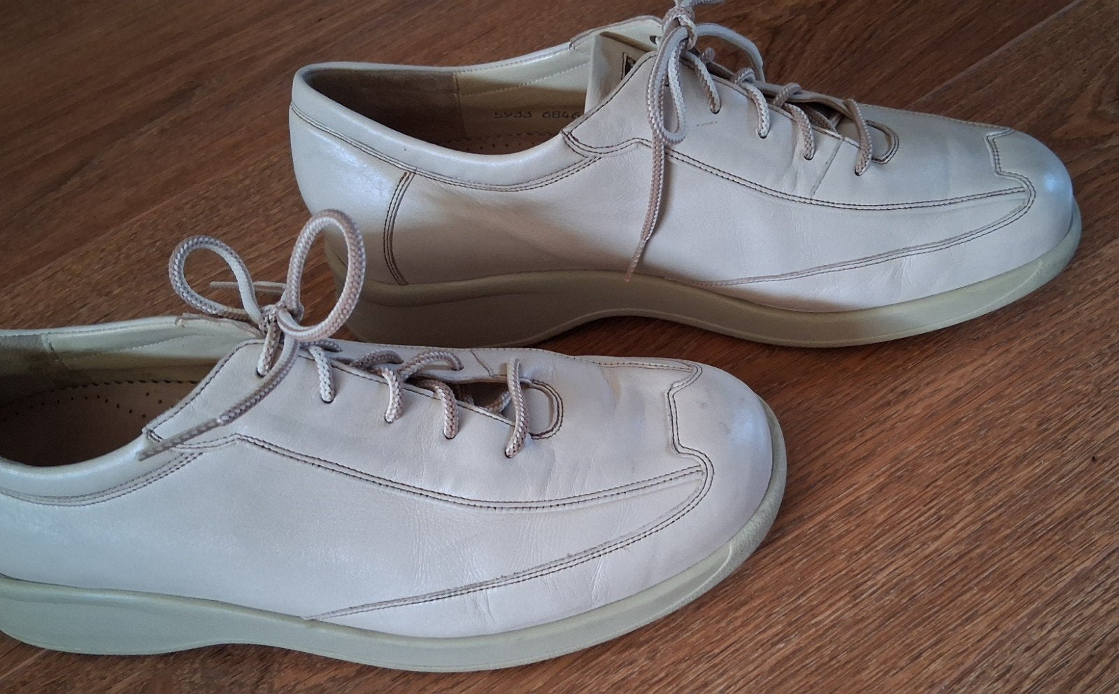 Durea damesschoenen 6,5 G (40 G) gebroken wit /ecru, Kleding | Dames, Durea, Wit, Ophalen of Verzenden, Sneakers of Gympen