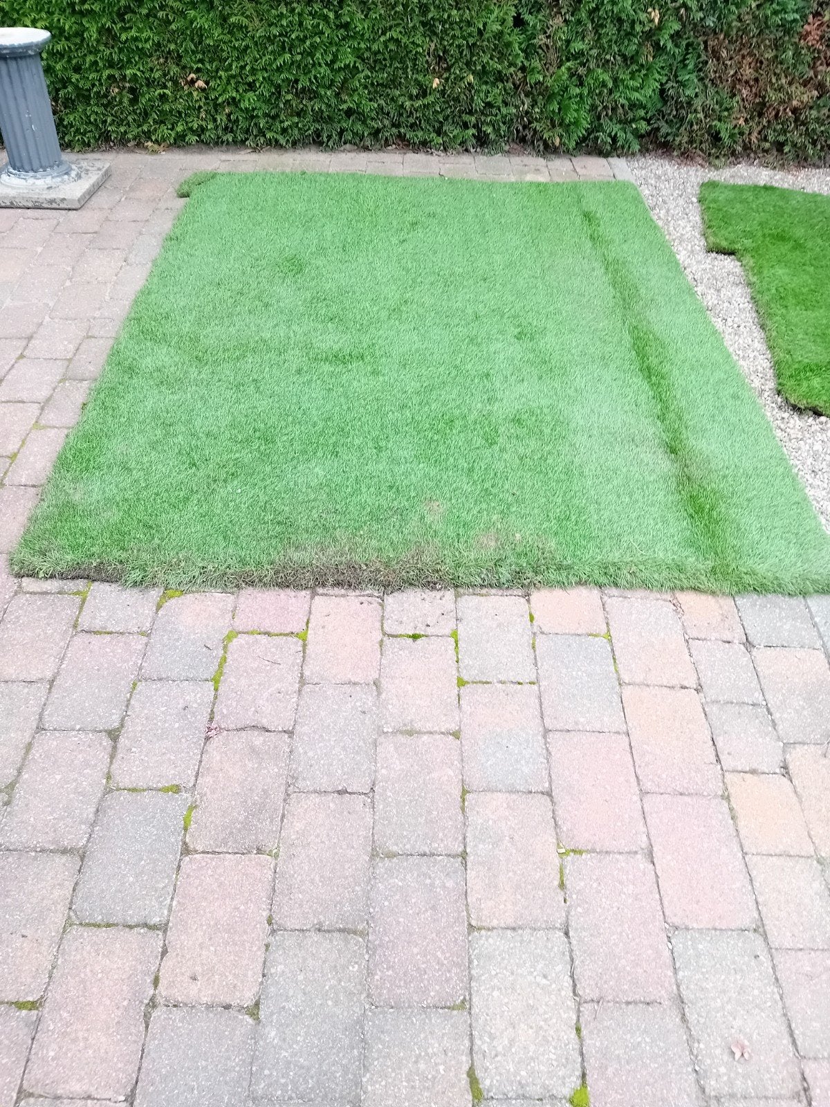 Kunstgrasmat gebruik 2,20 x 1,65, Ophalen of Verzenden, Gebruikt, Minder dan 10 m², Kunstgras