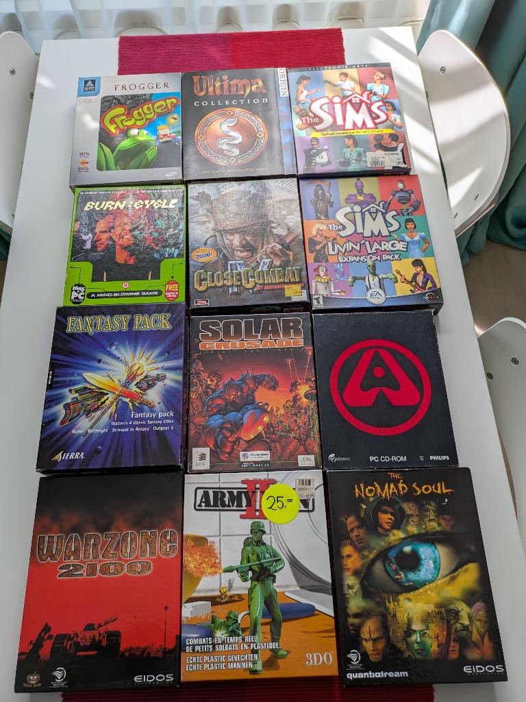 Collectie big box PC games | Police Quest, Sierra Pack etc, 1 speler, Ophalen, Gebruikt, Vanaf 3 jaar