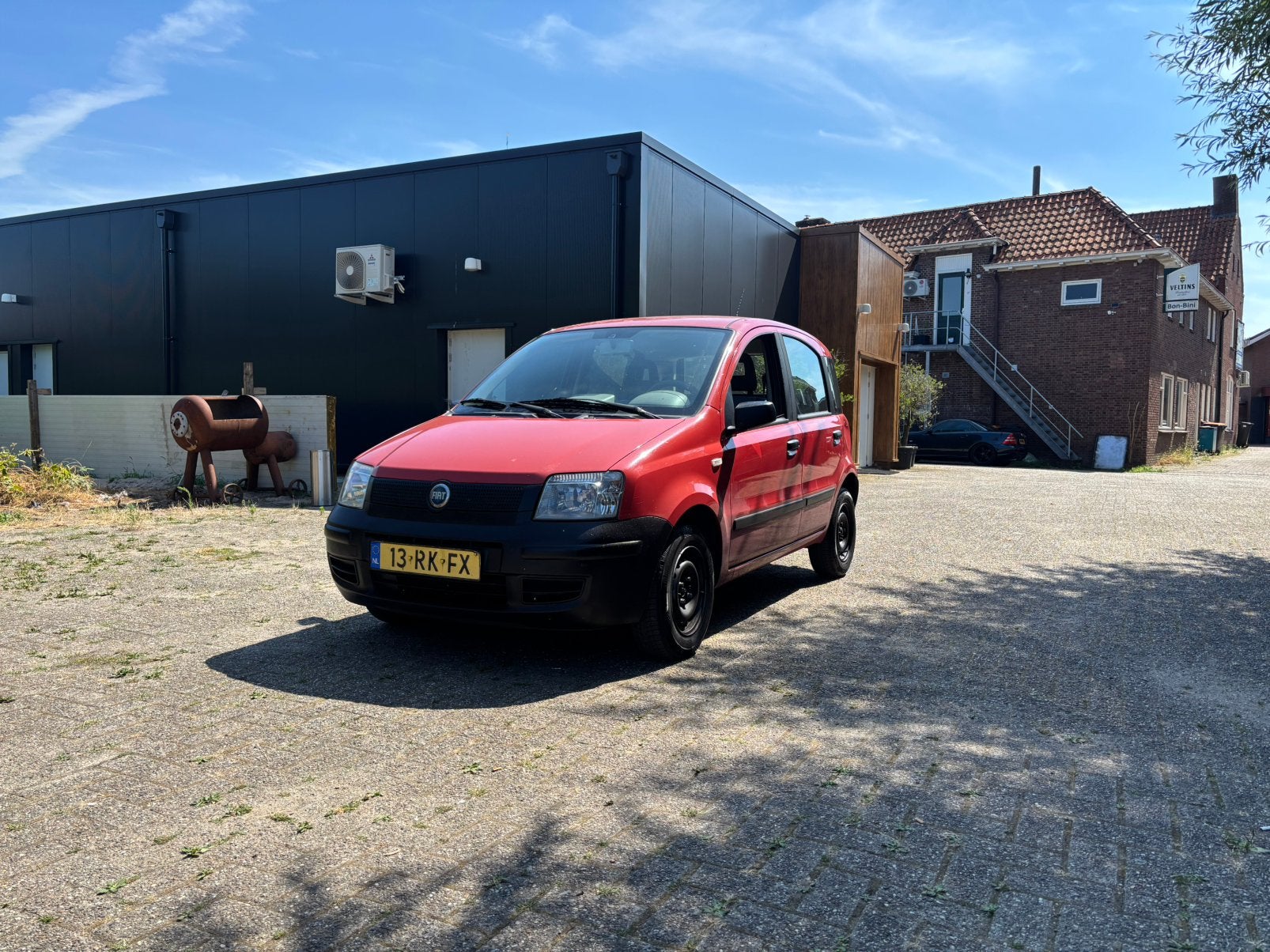 Fiat Panda 1.1 Fire 2005 Rood, Auto's, Fiat, Particulier, Panda, ABS, Airbags, Bluetooth, Dakrails, Radio, Standkachel, USB, Warmtepomp