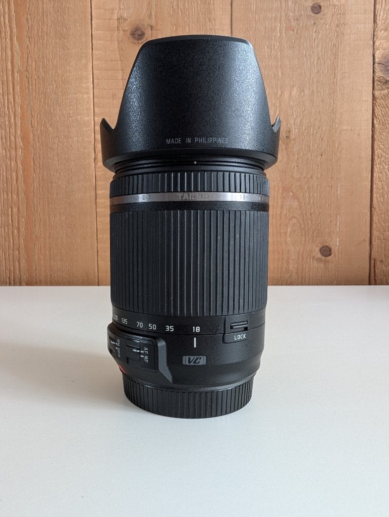 Tamron 18-200mm f/3.5-6.3 Di II VC voor Canon, Audio, Tv en Foto, Fotografie | Lenzen en Objectieven, Autofocus, N.v.t., Zo goed als nieuw