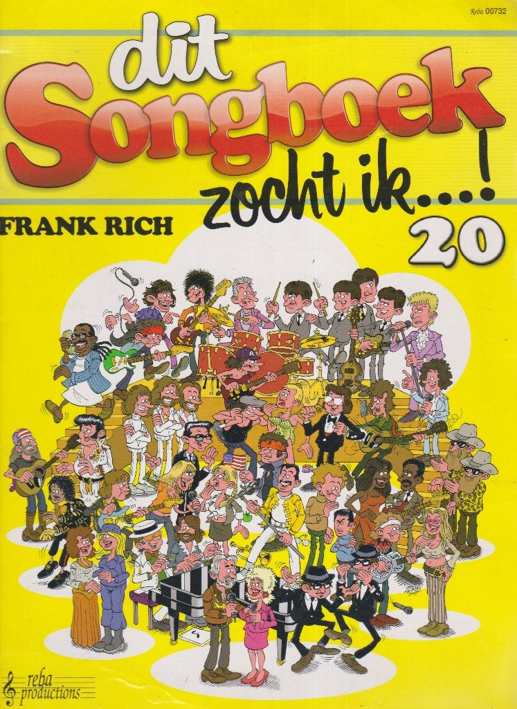 FRANK RICH - DIT SONGBOOK ZOCHT IK...! Deel 20, Ophalen of Verzenden, Gebruikt, Artiest of Componist, Populair