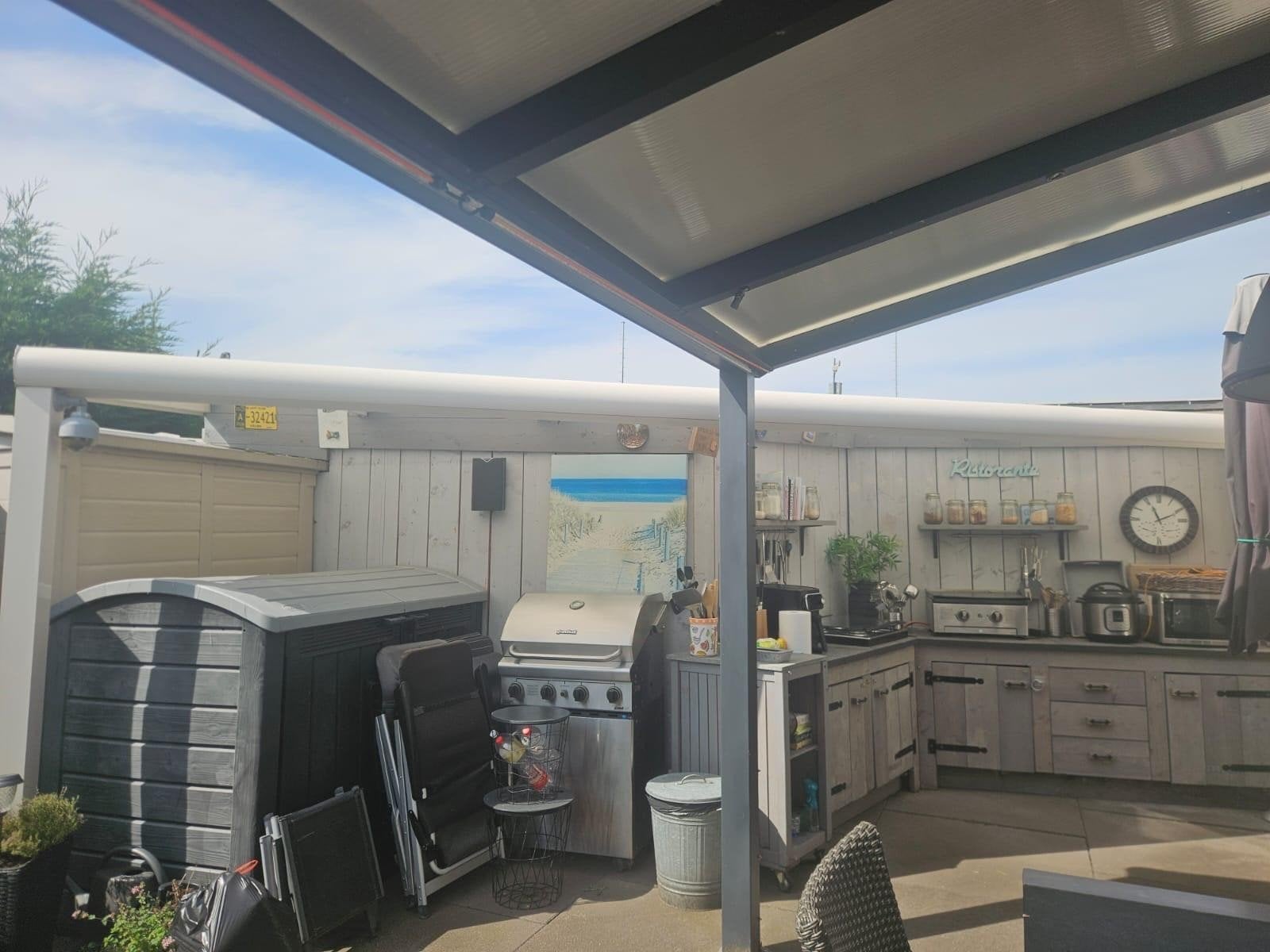 Grote Keter opbergkist - Zeer goede staat/ nieuwprijs 450 e, Tuin en Terras, Ophalen, Zo goed als nieuw, Kunststof