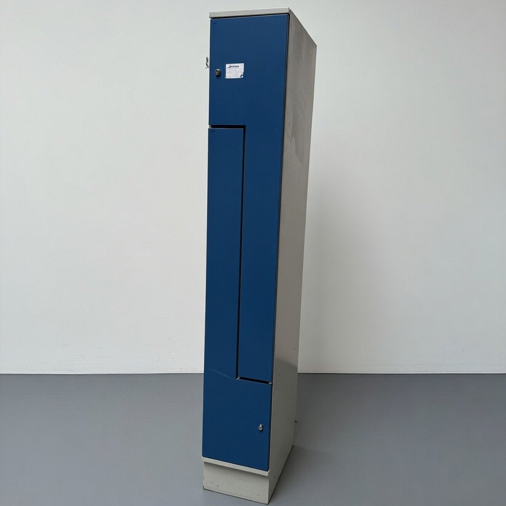 2-deurs Oostwoud ruimte besparende Z-lockerkast - 195x30x50, Niet ingevuld, Gebruikt, Niet ingevuld, Niet ingevuld