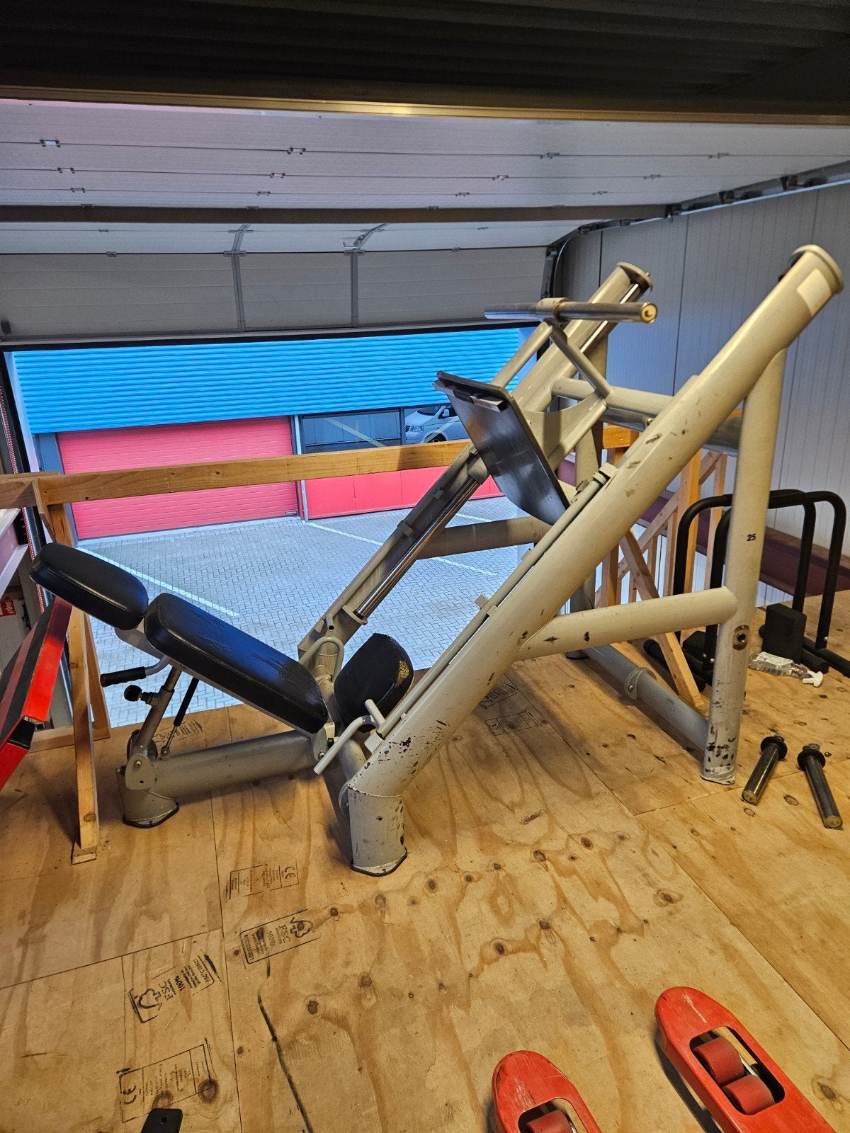 Gym80 Legpress - robuust en Onverwoestbaar, Ophalen of Verzenden, Gebruikt, Benen