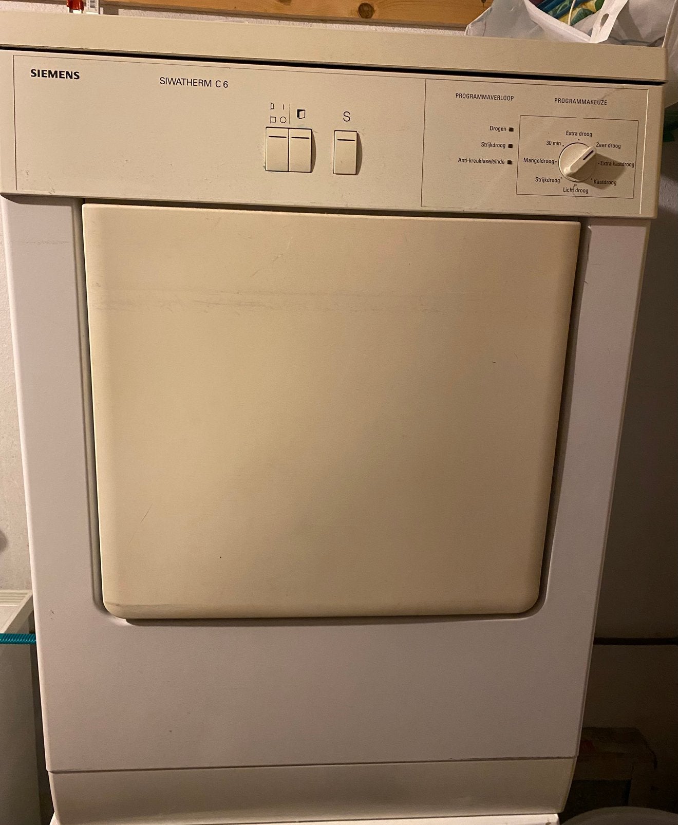 Siemens Siwatherm C6 - ZO GOED ALS NIEUW!!, Ophalen, 6 tot 8 kg, Luchtafvoer, Zo goed als nieuw