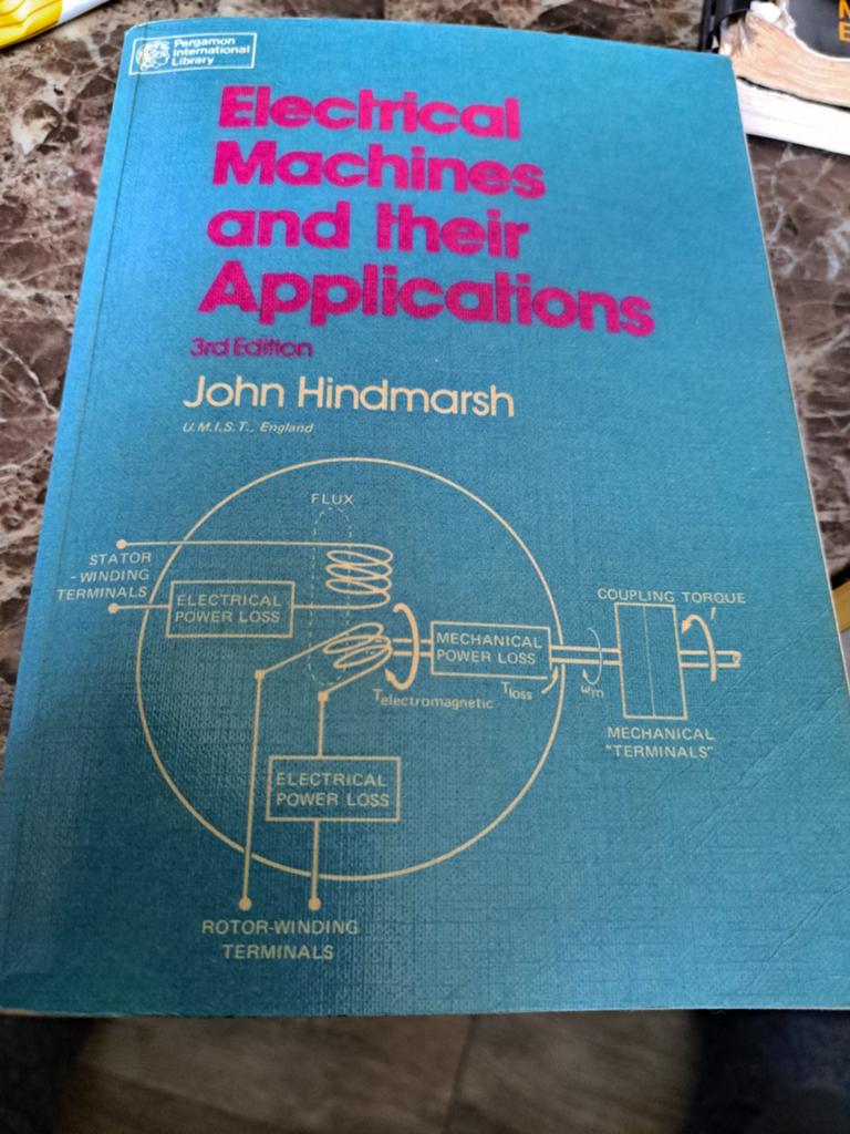 Electrical Machines and Their Applications - John Hindmarsh, Ophalen of Verzenden, Gelezen, Elektrotechniek, John Hindmarsh
