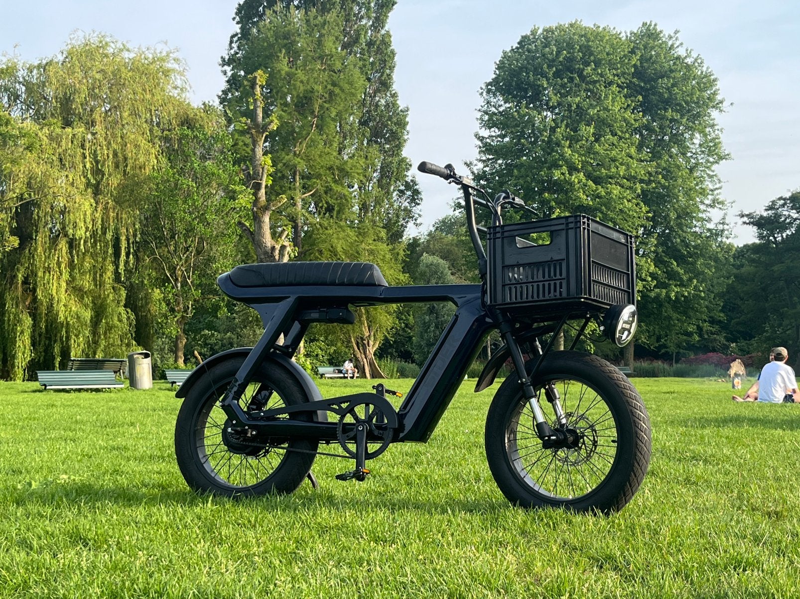 STOER fatbike Urban X donker blauw, Zo goed als nieuw, 59 cm of meer, 50 km per accu of meer, Ophalen