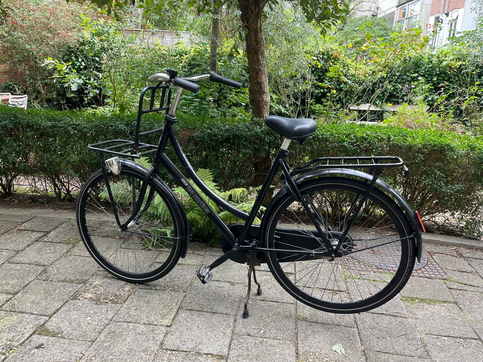 Cortina U4 Transportfiets Dames - Zwart