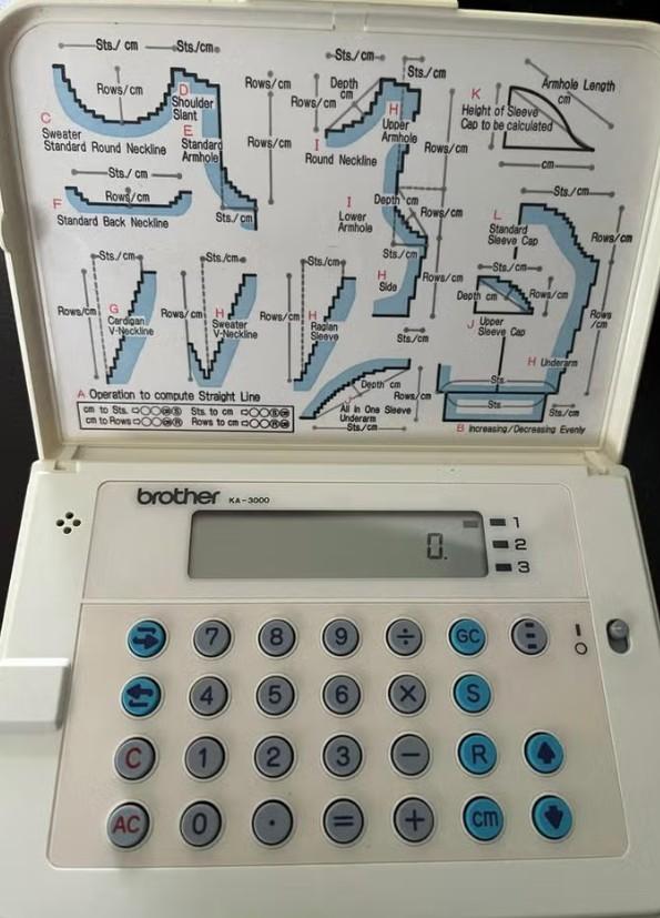 KA-3000 brother calculator, Ophalen of Verzenden, Breien, Machine