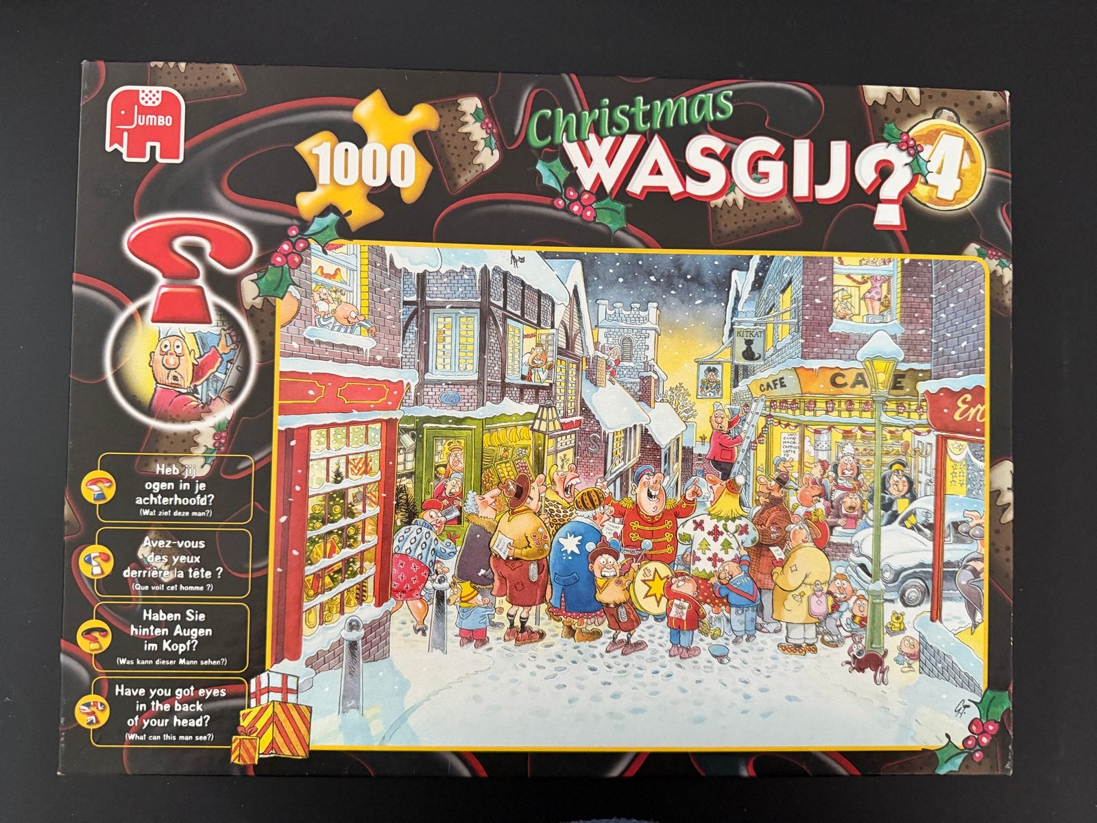 Jumbo Wasgij Christmas 4: 1000 stukjes legpuzzel, Hobby en Vrije tijd, Denksport en Puzzels, Ophalen of Verzenden, 500 t/m 1500 stukjes