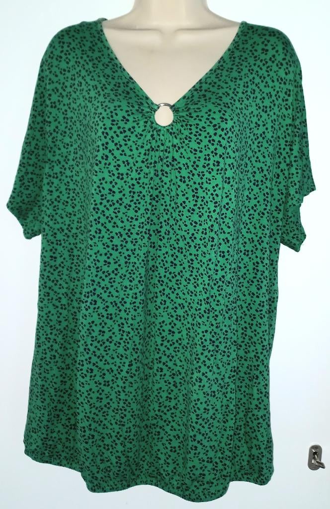 Paprika top maat L (46/48), Kleding | Dames, Grote Maten, Ophalen of Verzenden, Zo goed als nieuw, Groen, Shirt of Top
