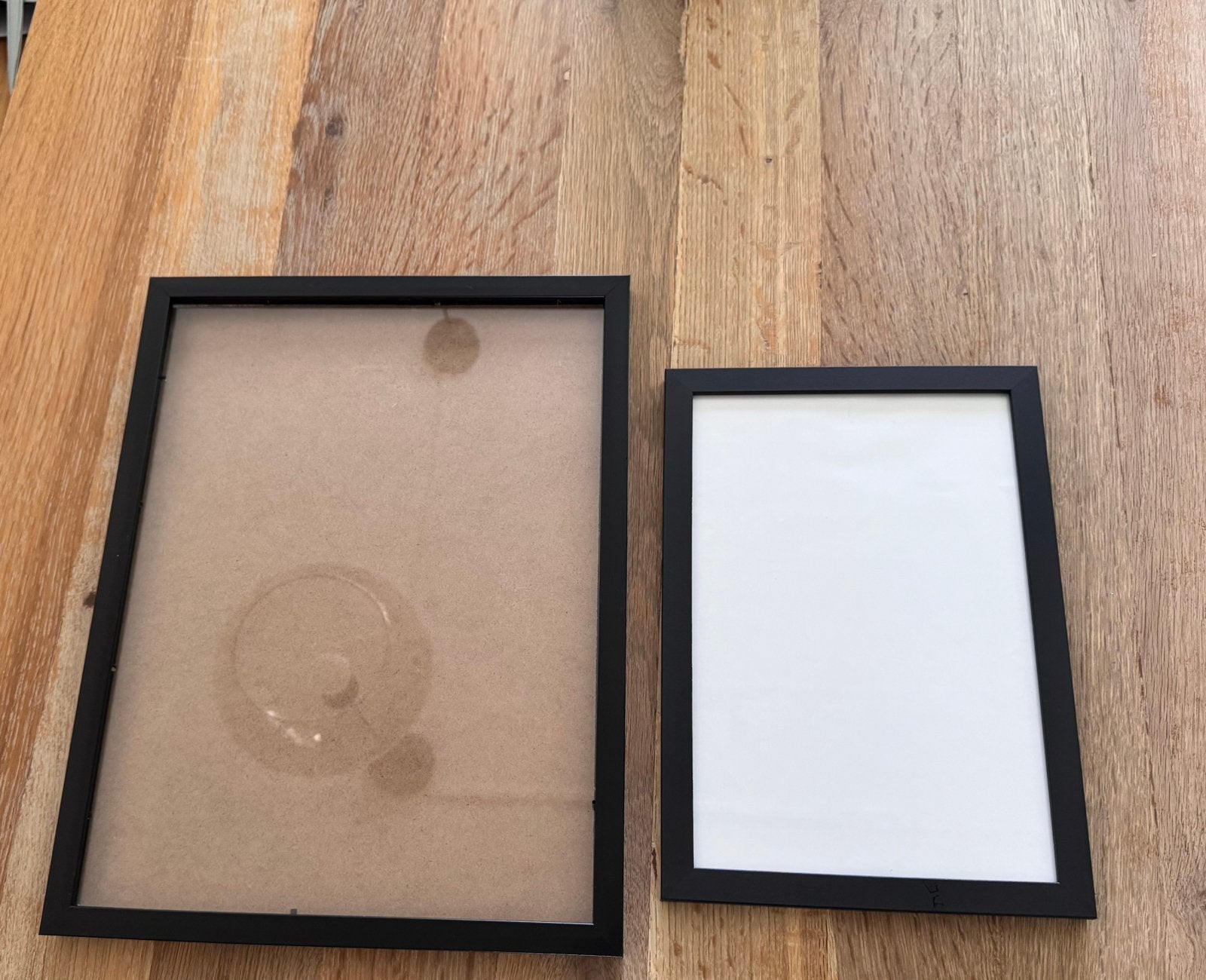 Fotolijstjes zwart kader, HEMA - 19x29 en 29x39, Audio, Tv en Foto, Fotografie | Fotolijsten, Ophalen, Zo goed als nieuw, Hangend