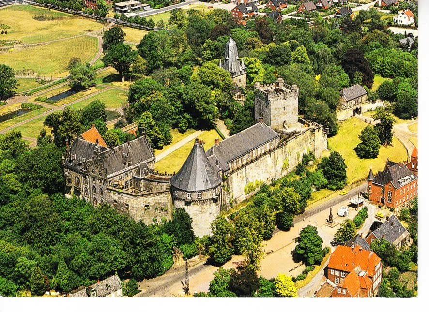 Kasteel Bad Bentheim, Duitsland (Gelopen) 06-10, Ophalen of Verzenden, 1960 tot 1980, Gelopen, Duitsland