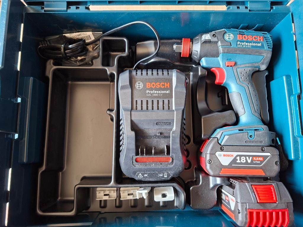 Slagmoersleutel 18Volt accu Bosch GDX 18V-EC, Ophalen of Verzenden, Zo goed als nieuw