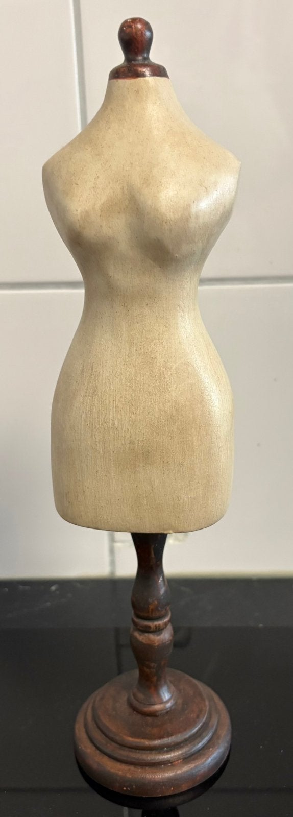 Vintage Mini Paspop - Decoratieve Buste 25cm, Ophalen of Verzenden, Zo goed als nieuw, Dier