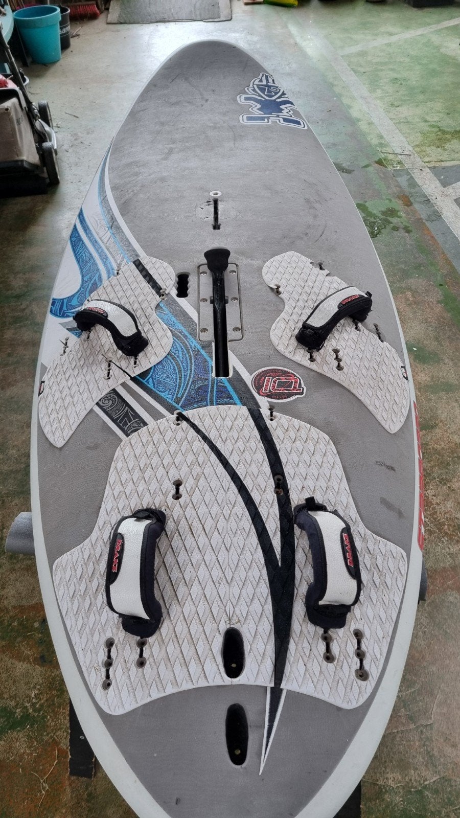 Starboard GO Windsurfer 171 complete beginnersset, Ophalen, Gebruikt, 5 tot 6.5 m², Met mast