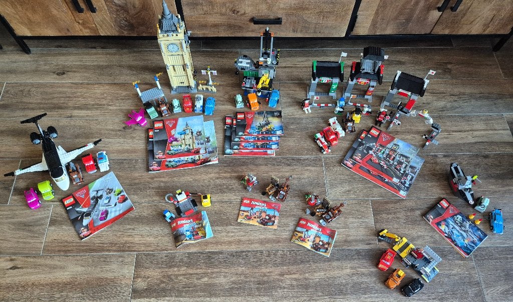 3x Cars setten (9486, 10732, 10743), Compleet, Lego, Ophalen of Verzenden, Zo goed als nieuw