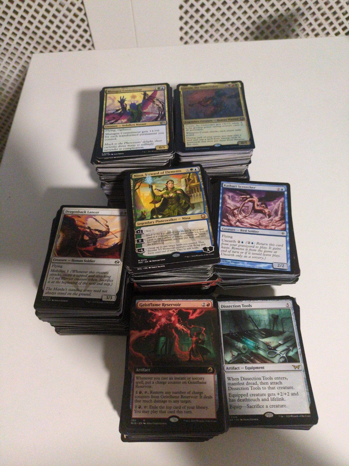 Grote MTG Verzameling 2000+ Kaarten | 100+ Rares/Mythics, Ophalen of Verzenden, Zo goed als nieuw, Meerdere kaarten, Foil