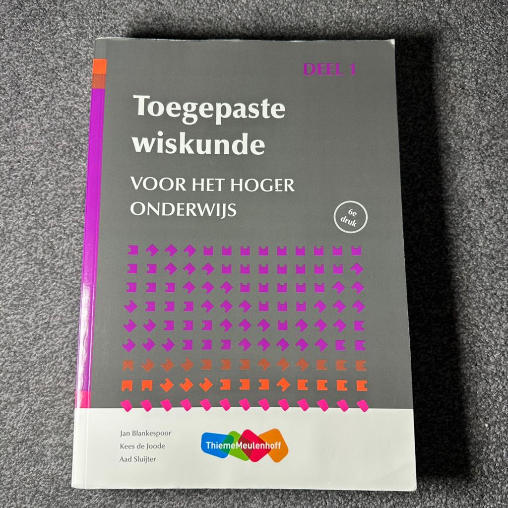 J.H. Blankespoor - 1 toegepaste wiskunde, Boeken, Schoolboeken, Zo goed als nieuw, Nederlands, Overige niveaus, Ophalen of Verzenden