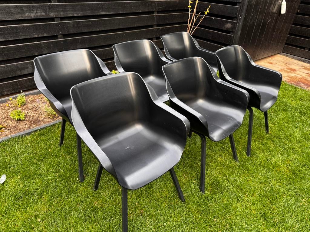 Set van 6 Hartman Sophie-stoelen, Ophalen, Gebruikt, Kunststof
