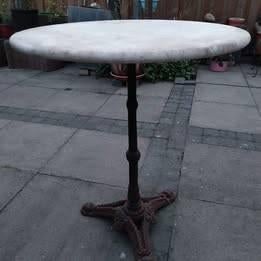 Antieke Franse Bistro tafel, Ophalen