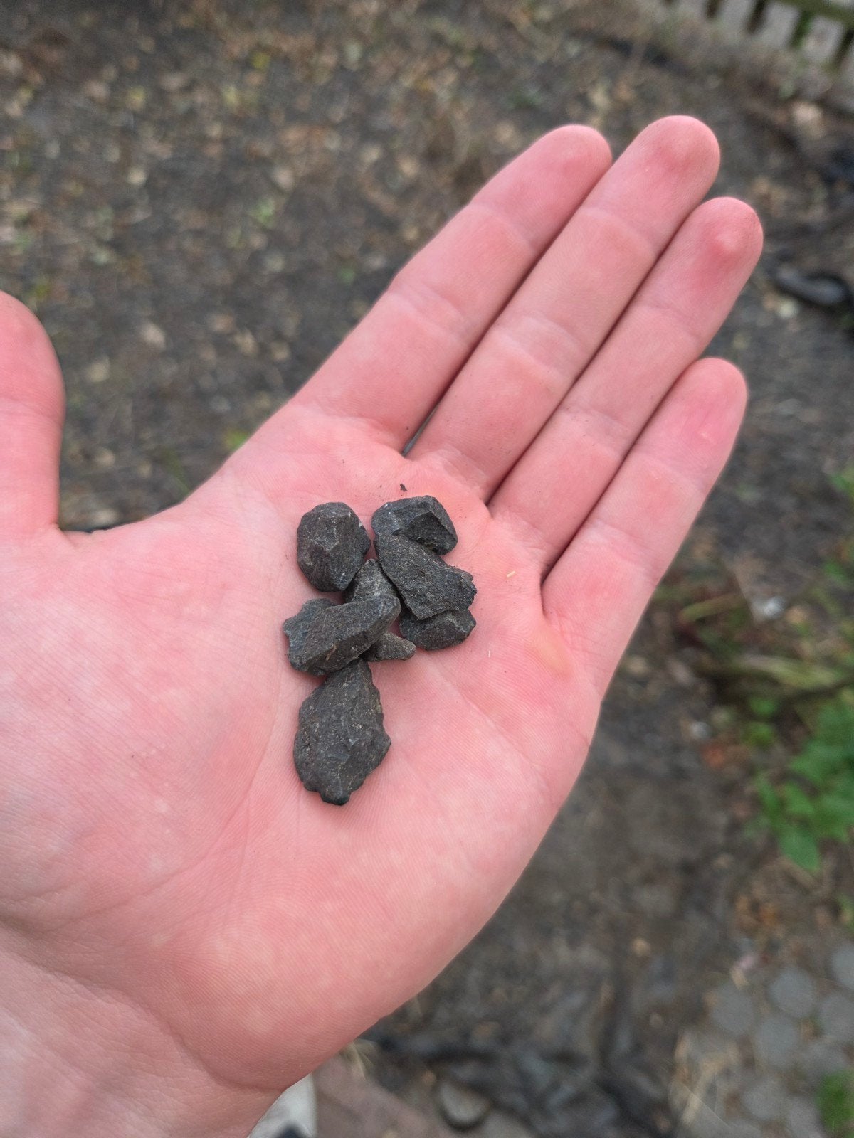 Basalt / basaltgruis, Ophalen, Antraciet, Basalt, Split