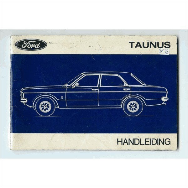 Ford Taunus Instructieboekje 1971 #1 Nederlands, Ophalen of Verzenden