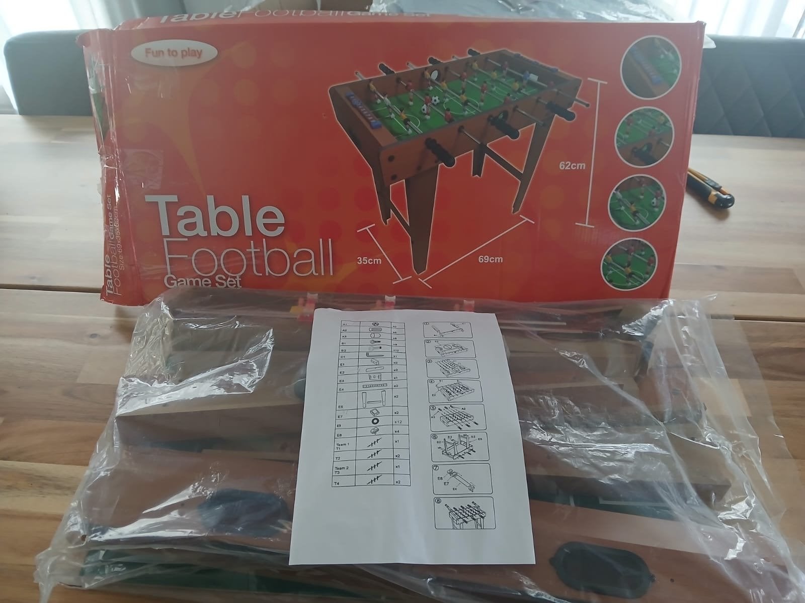 Voetbaltafel - Tafelvoetbalspel - Nieuw in doos, Ophalen of Verzenden, Nieuw