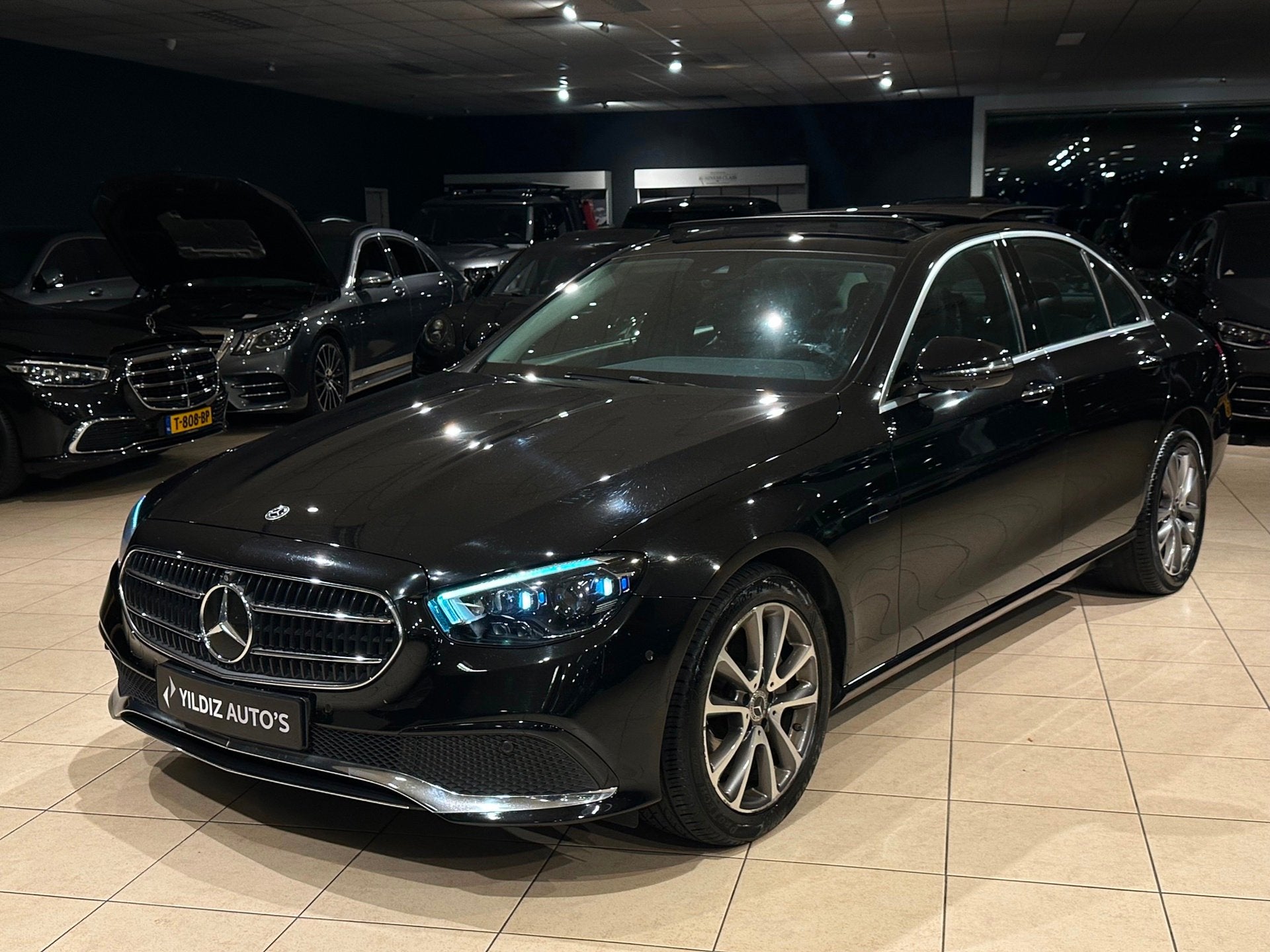 Mercedes-Benz E-klasse E300 de Luxury/Pano/Memory/Burmest/Ke, Auto's, Mercedes-Benz, Achterwielaandrijving, Gebruikt, 4 cilinders