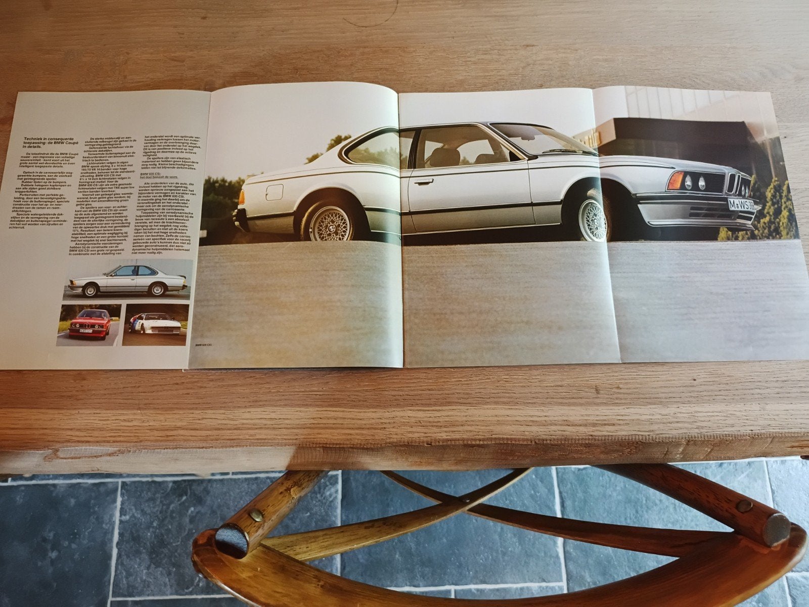 Originele Nederlandstalige brochure BMW 628 633 635 1980, Ophalen of Verzenden, Zo goed als nieuw, BMW