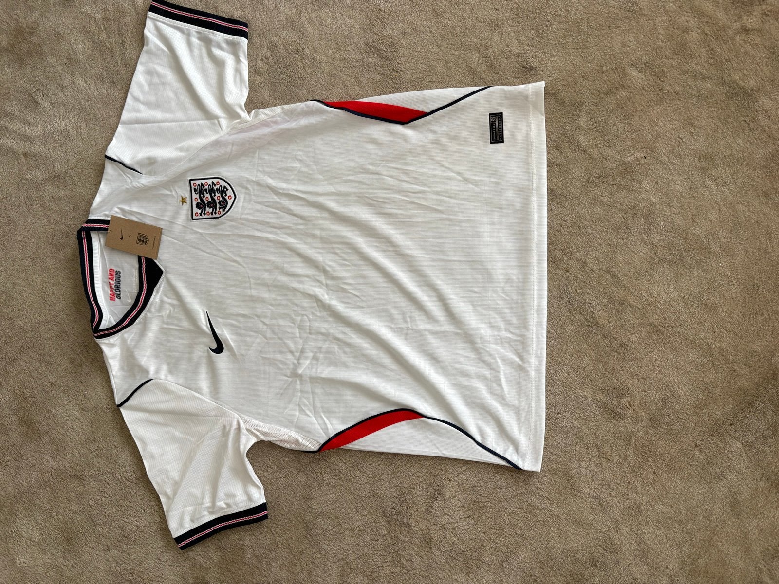 Nike Engeland Voetbalshirt - Nieuw met labels, Maat 48/50 (M), Wit, Nieuw, Ophalen of Verzenden