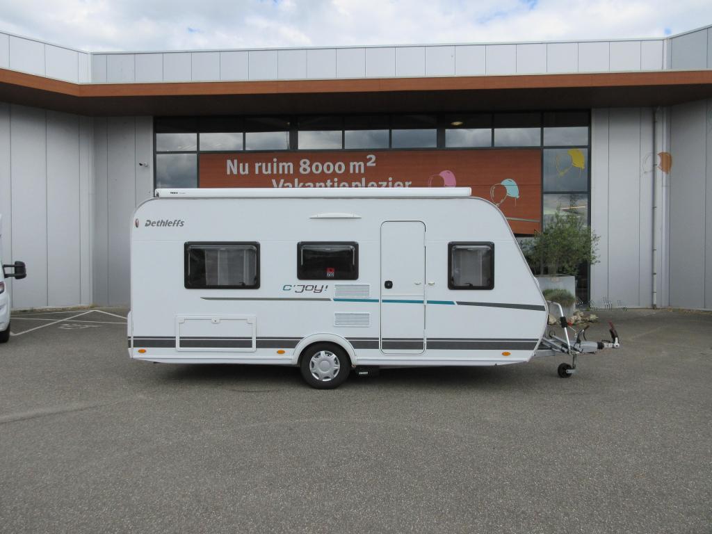 Dethleffs C'Joy 460 LE MET MOVER+CASSETTELUIFEL, Caravans en Kamperen, Caravans, Overige typen, Dethleffs, 5 tot 6 meter, Schokbreker