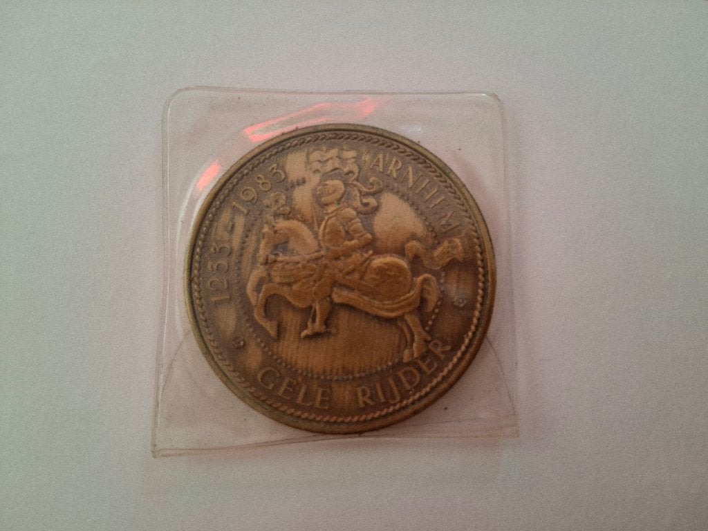 Gele Rijder-Arnhem 750 jaar, Verzenden, Brons, Nederland