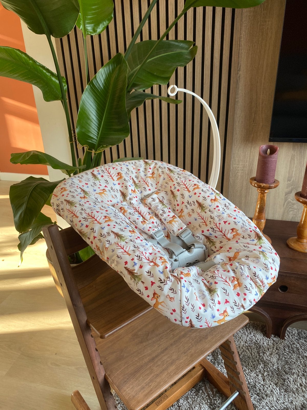 Hertjes hoes met dikke vulling voor Newborn set van stokke, Ophalen of Verzenden, Nieuw, Meegroeistoel, Stoelverkleiner