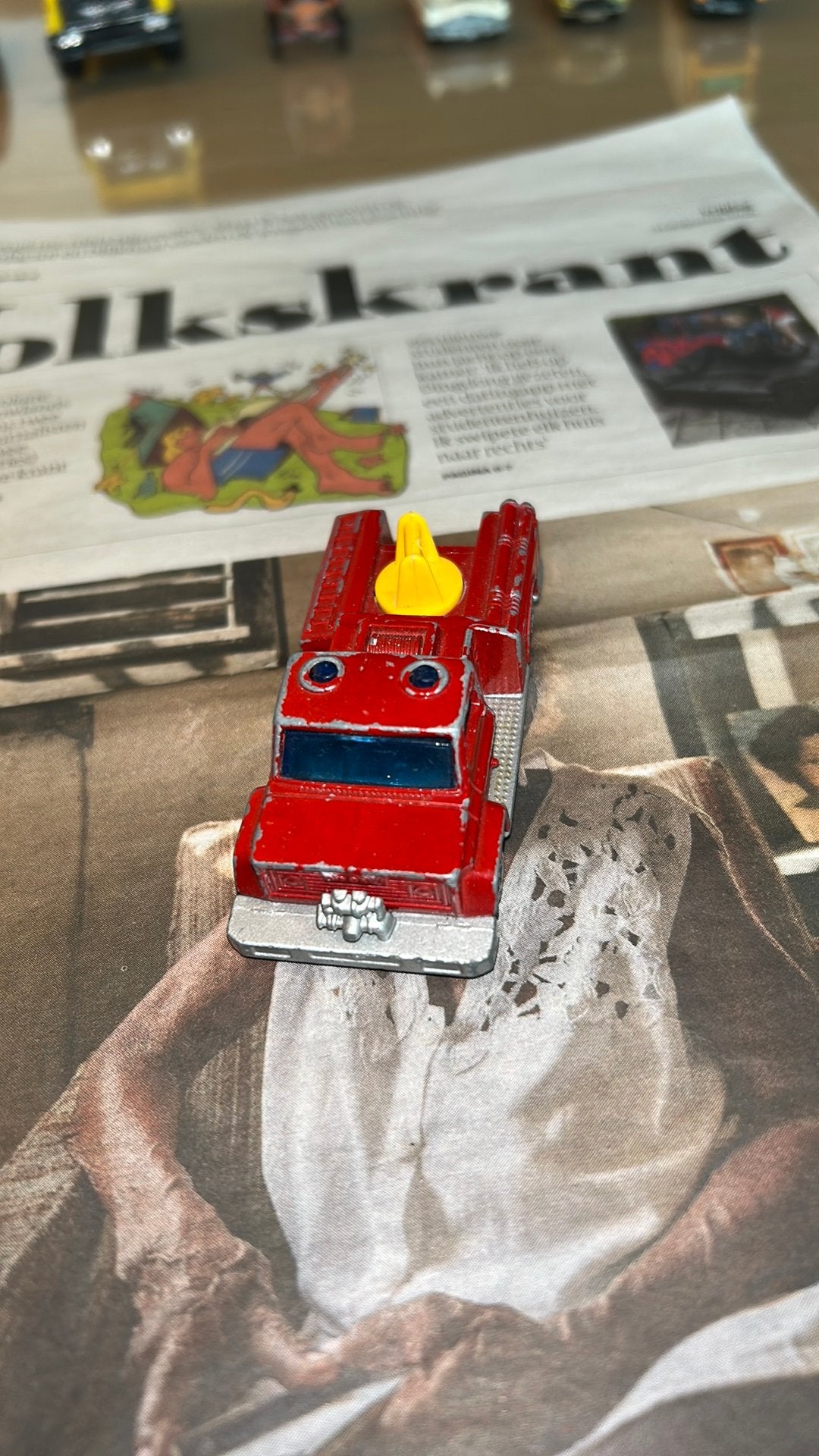 Matchbox Superfast Snorkel fire engine 1:87, Ophalen of Verzenden, Gebruikt, Bus of Vrachtwagen, Matchbox