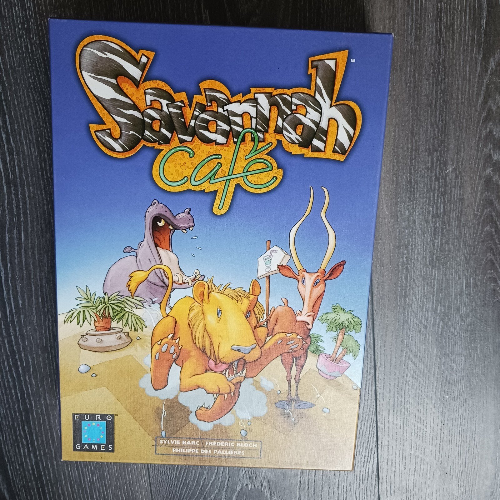 Nr 2) Savannah Cafe
T Cafe Bordspel - Euro Games, Drie of vier spelers, Ophalen of Verzenden, Gebruikt, Euro Games