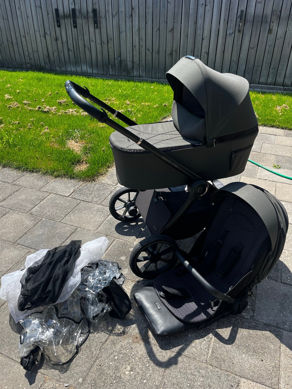 Espiro Only Combiwagen met Reiswieg en Zitje, Zo goed als nieuw, Combiwagen, Met reiswieg, Ophalen