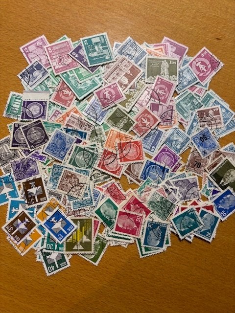 DDR 15gr kilowaar zonder papier vlgs scan 15z-12, Ophalen of Verzenden, DDR, Gestempeld